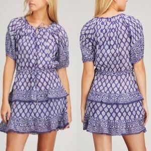 Bell Roxy Mini Dress in Indigo Multi